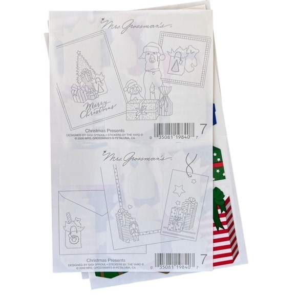 Vintage Christmas Sticker Bundle Stickopotamus Hallmark Stickeroni Mrs Grossmans - Picture 14 of 16